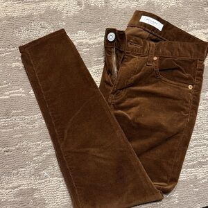 Moussy Rich Brown Corduroy Trousers
